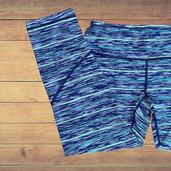 Nordstrom Zella XS Striped Athletic Capri Leggings • Multicolored • Knit  NWOT - Picture 9 of 16